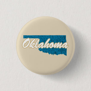 Oklahoma 3 Cm Round Badge