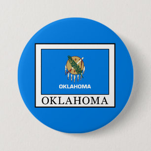 Oklahoma 7.5 Cm Round Badge