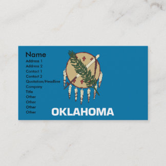 OKLAHOMA Business Cards