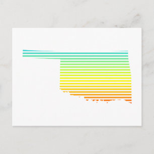 oklahoma chill fade postcard
