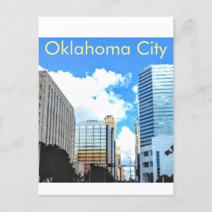 Oklahoma city magnet postcard