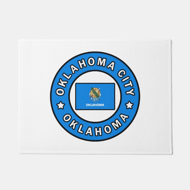 Oklahoma City Oklahoma Doormat (Front)