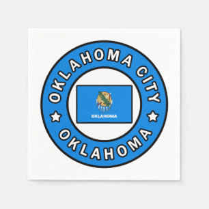 Oklahoma City Oklahoma Napkin
