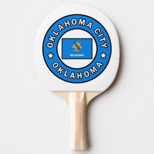 Oklahoma City Oklahoma Ping Pong Paddle