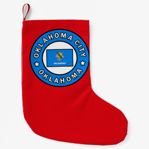 Oklahoma City Oklahoma Small Christmas Stocking