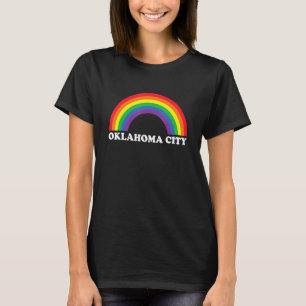 Oklahoma City Rainbow LGBTQ Gay Pride Lesbians Que T-Shirt