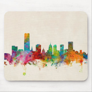 Oklahoma City Skyline Cityscape Mouse Pad