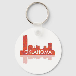 OKLAHOMA CITY SKYLINE - Keychain