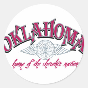 Oklahoma Classic Round Sticker