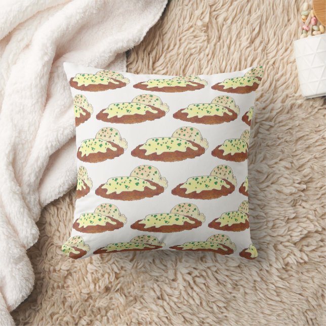 Oklahoma Country Chicken Fried Steak Foodie OK Cushion (Blanket)