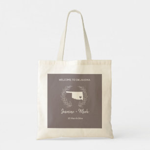 Oklahoma Destination Wedding Welcome Guests Tote Bag
