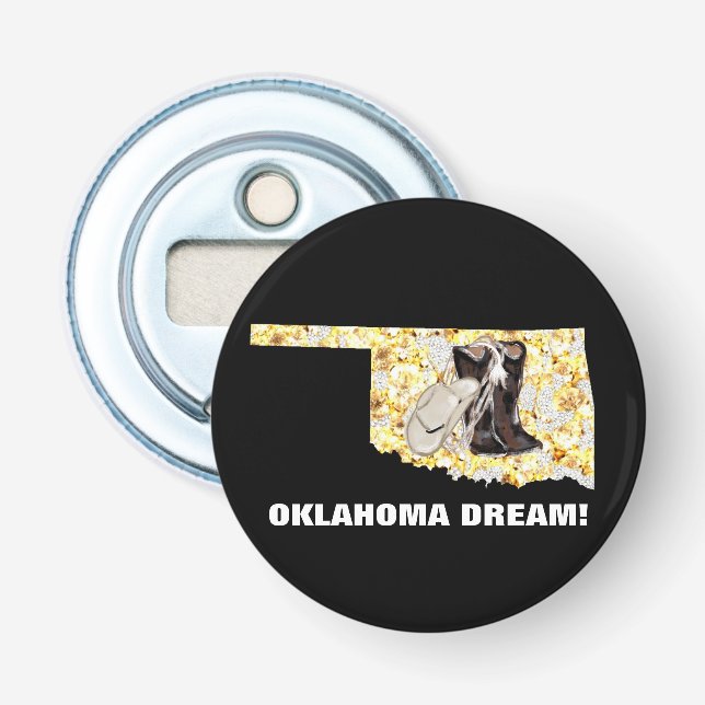OKLAHOMA DREAM! BOTTLE OPENER (Front)