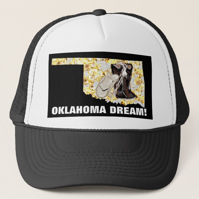 OKLAHOMA DREAM! TRUCKER HAT (Front)