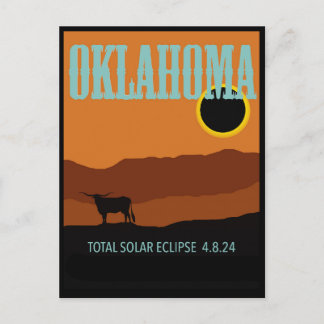 Oklahoma Eclipse Postcard