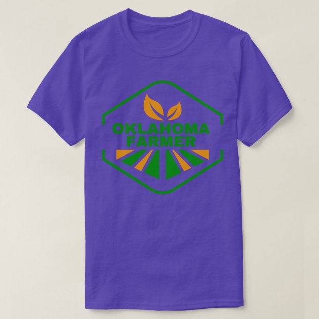 Oklahoma Farmer T-Shirt (Design Front)