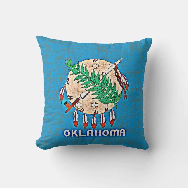 OKLAHOMA FLAG CUSHION (Front)