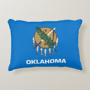 Oklahoma Flag Decorative Cushion
