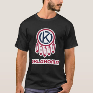 Oklahoma Flag Dream Catcher Oklahoma Souvenir T-Shirt