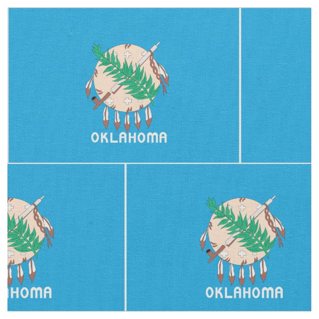 OKLAHOMA Flag - Fabric (Close Up)
