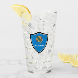 Oklahoma flag glass