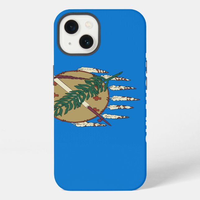 Oklahoma Flag iPhone Case (Back)