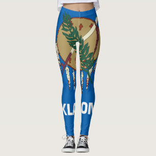 Oklahoma flag leggings