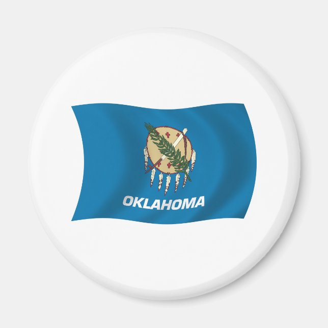 Oklahoma Flag Magnet (Front)