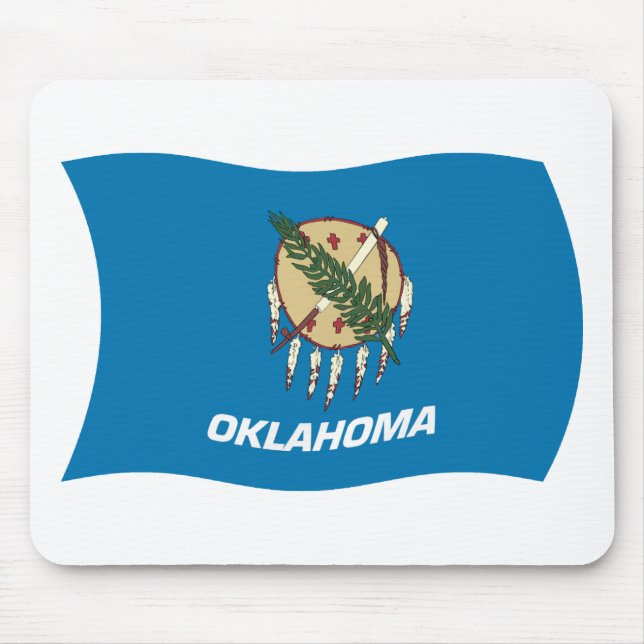 Oklahoma Flag Mousepad (Front)