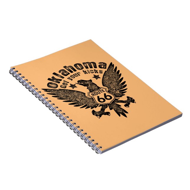 Oklahoma Get Your Kicks Notebook (Right Side)