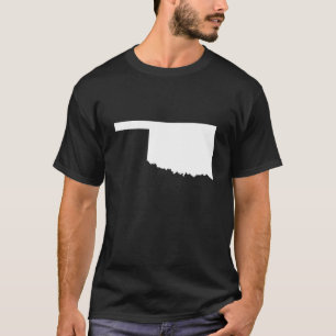 Oklahoma in White and Black T-Shirt