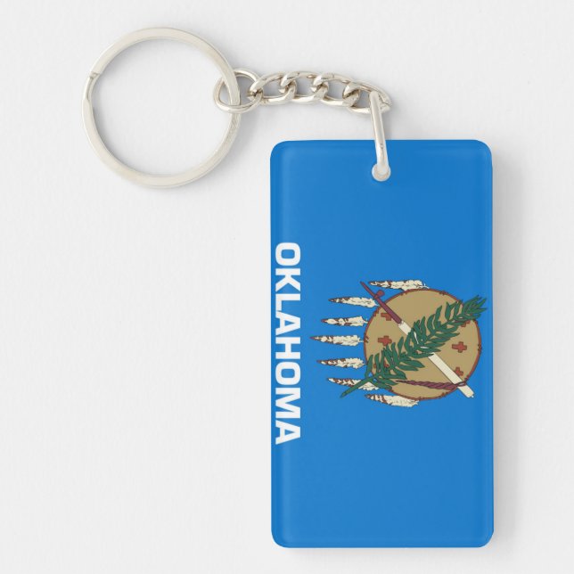 Oklahoma Key Ring (Front)