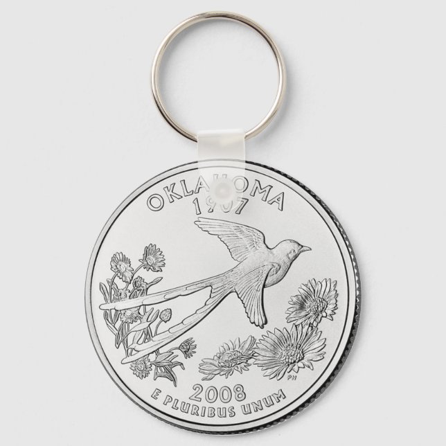 Oklahoma Key Ring (Front)