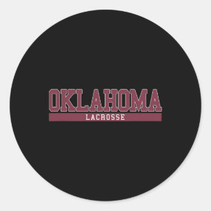 Oklahoma Lacrosse Classic Round Sticker