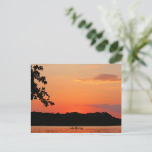 Oklahoma, Lake Murray Sunset Postcard