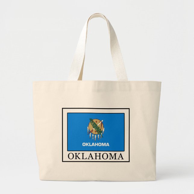 Oklahoma Large Tote Bag (Front)