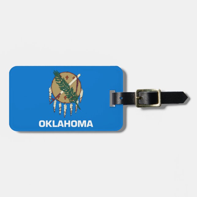 Oklahoma Luggage Tag (Front Horizontal)