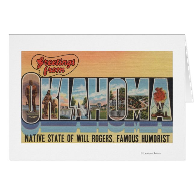 Oklahoma (Native State of Will Rodgers) (Front Horizontal)