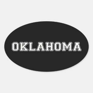 Oklahoma Oval Sticker