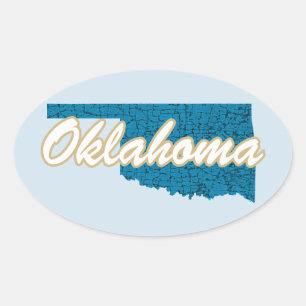 Oklahoma Oval Sticker