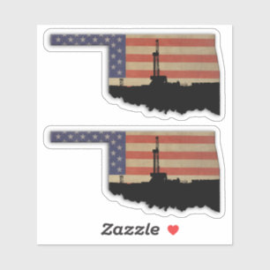 Oklahoma Patriotic Oil Drilling Rig