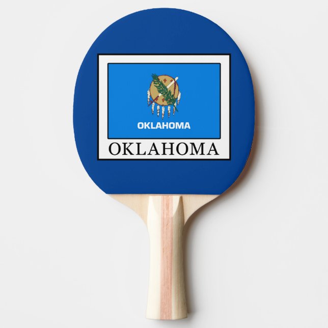 Oklahoma Ping Pong Paddle (Front)