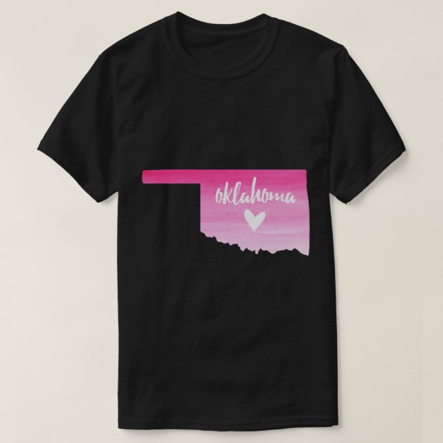 Oklahoma - pink (1) T-Shirt (Design Front)