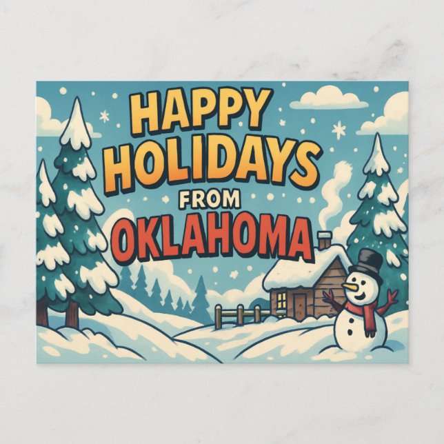OKLAHOMA Postcard (Front)