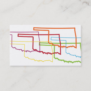 oklahoma pride blur business card