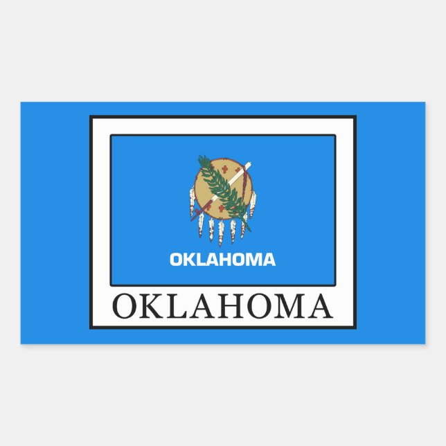 Oklahoma Rectangular Sticker (Front)