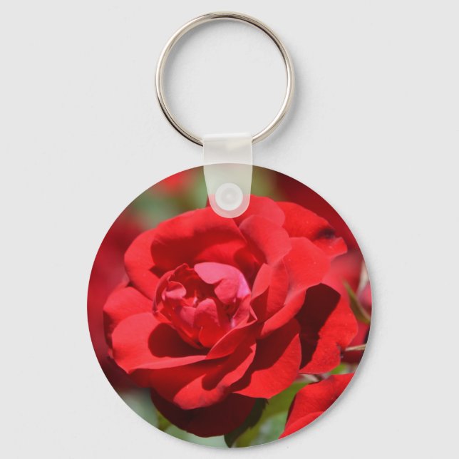 Oklahoma Rose Key Ring (Front)