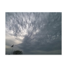 OKlahoma Sky with Flag