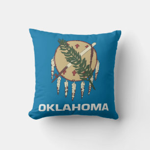 Oklahoma State Flag American MoJo Pillow