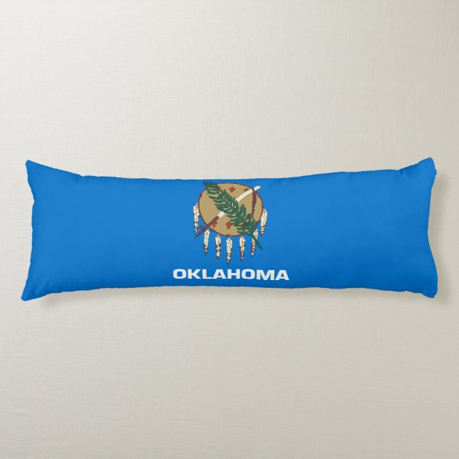 Oklahoma State Flag Body Cushion (Front)