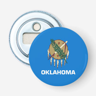 Oklahoma State Flag Bottle Opener